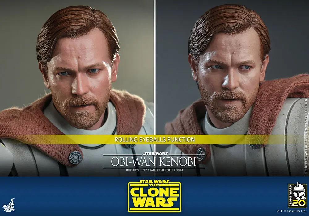 Star Wars The Clone Wars Akčná figúrka 1/6 Obi-Wan Kenobi 30 cm produktová fotografia