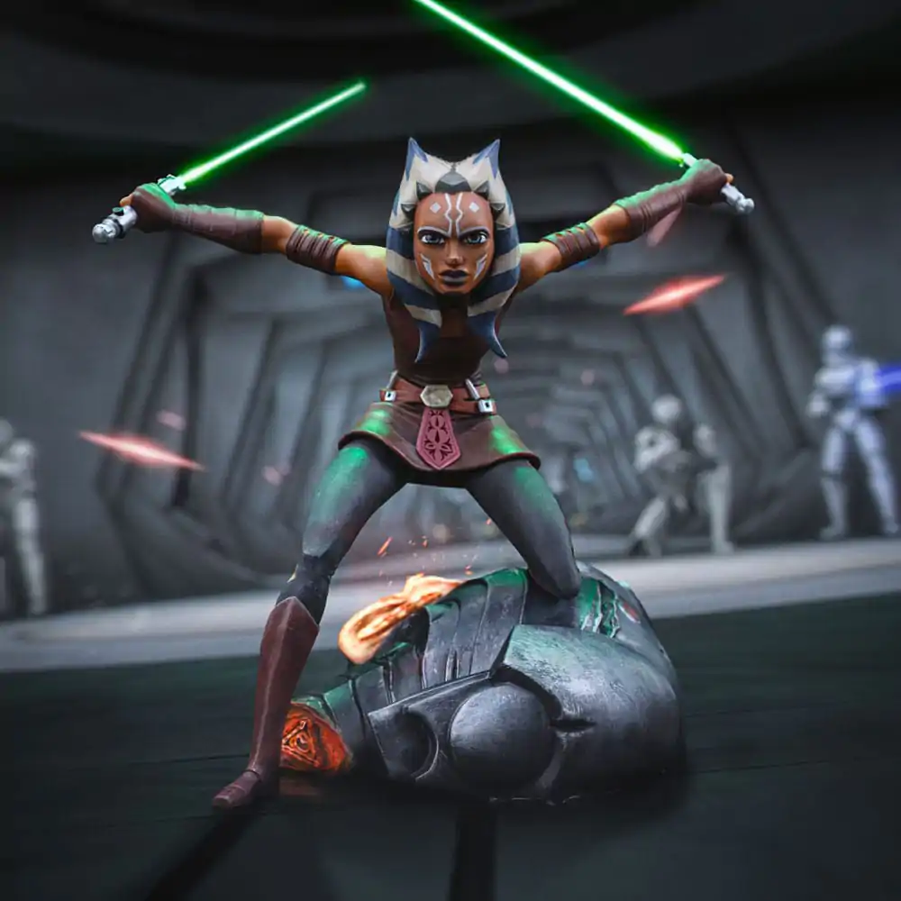 Star Wars: The Clone Wars Socha v umeleckej mierke 1/10 Ahsoka Tano 19 cm produktová fotografia