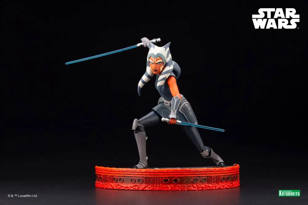 Star Wars The Clone Wars ARTFX PVC figurka 1/7 Ahsoka Tano Escape from the Clones 24 cm termékfotó