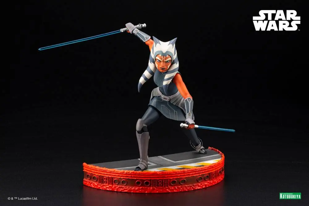 Star Wars The Clone Wars ARTFX PVC figurka 1/7 Ahsoka Tano Escape from the Clones 24 cm termékfotó