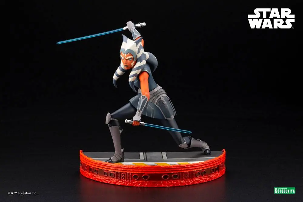 Star Wars The Clone Wars ARTFX PVC figurka 1/7 Ahsoka Tano Escape from the Clones 24 cm termékfotó