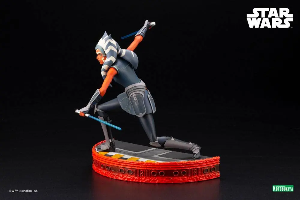 Star Wars The Clone Wars ARTFX PVC figurka 1/7 Ahsoka Tano Escape from the Clones 24 cm termékfotó