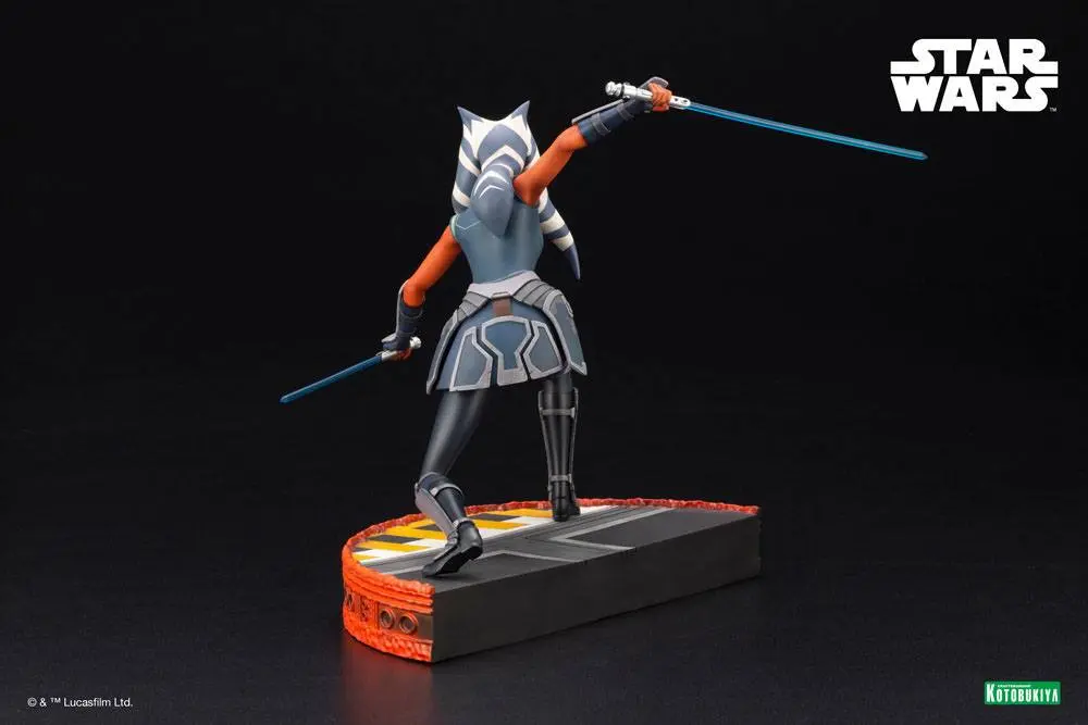 Star Wars The Clone Wars ARTFX PVC figurka 1/7 Ahsoka Tano Escape from the Clones 24 cm termékfotó