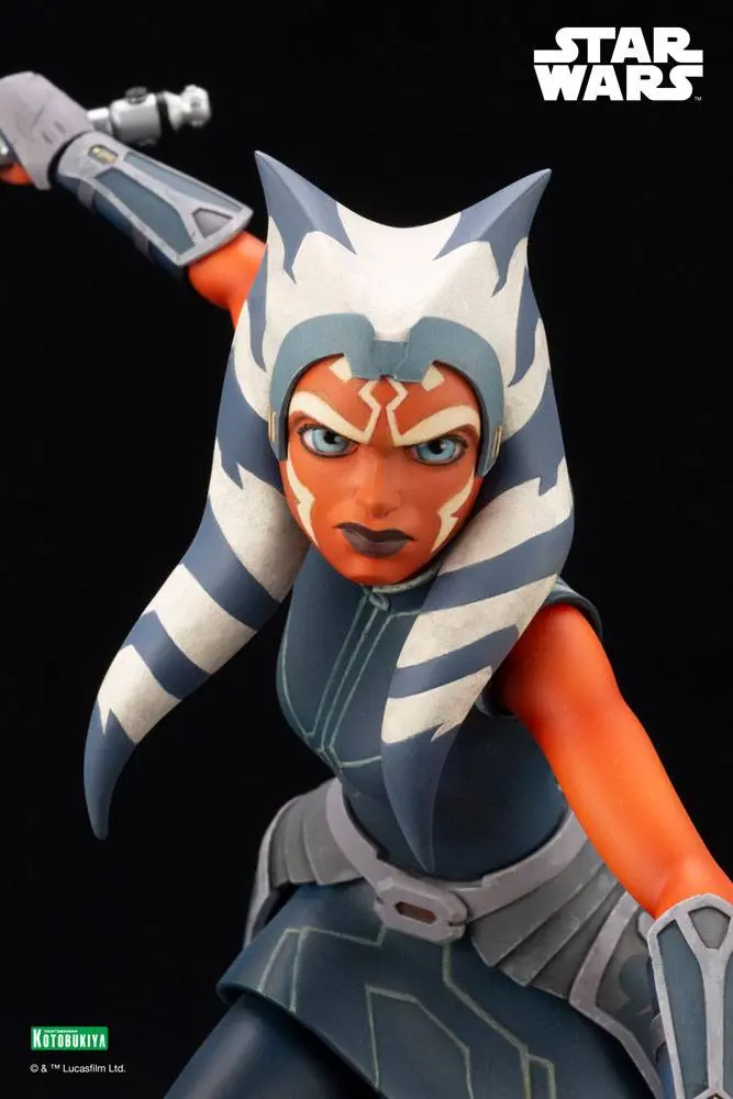 Star Wars The Clone Wars ARTFX PVC figurka 1/7 Ahsoka Tano Escape from the Clones 24 cm termékfotó