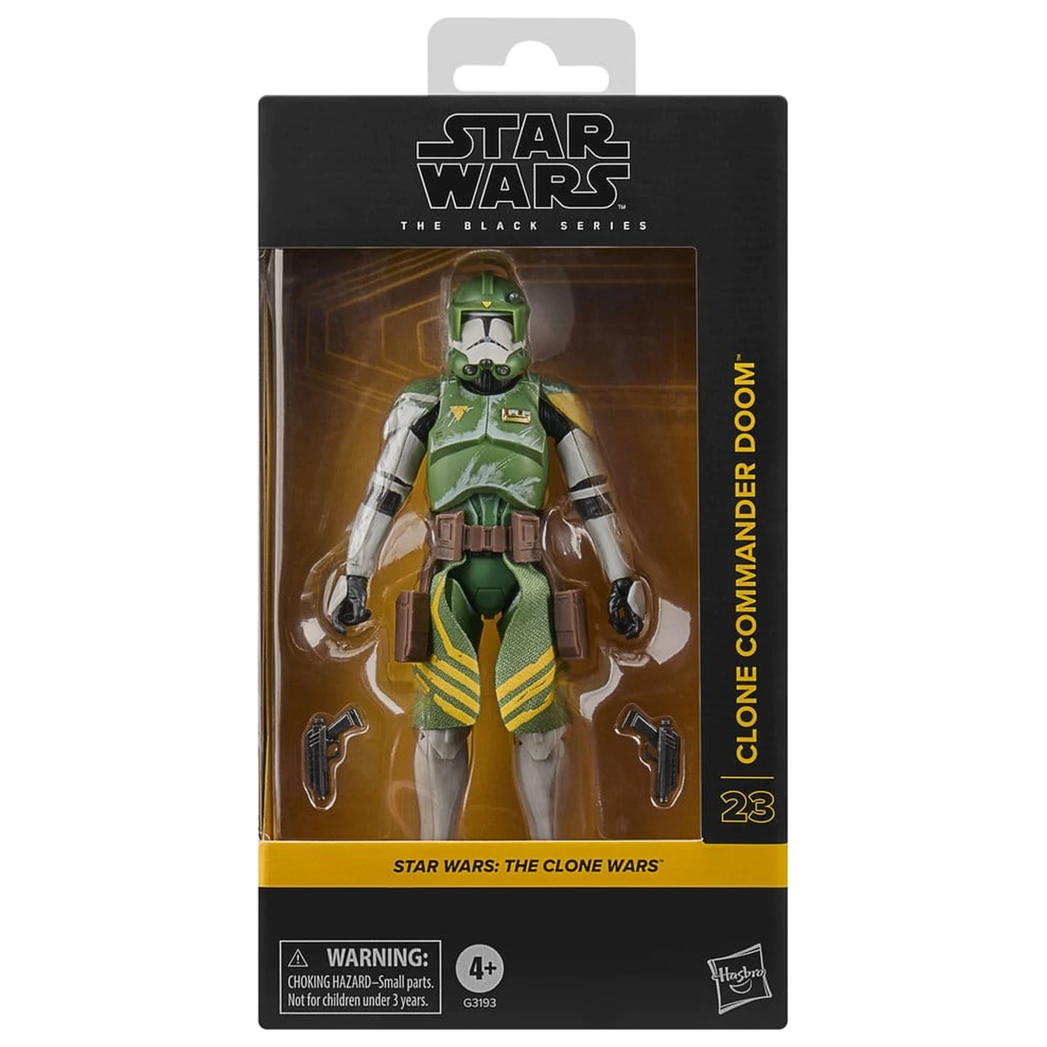 Star Wars: The Clone Wars Black Series akčná figúrka Clone Commander Doom 15 cm produktová fotografia