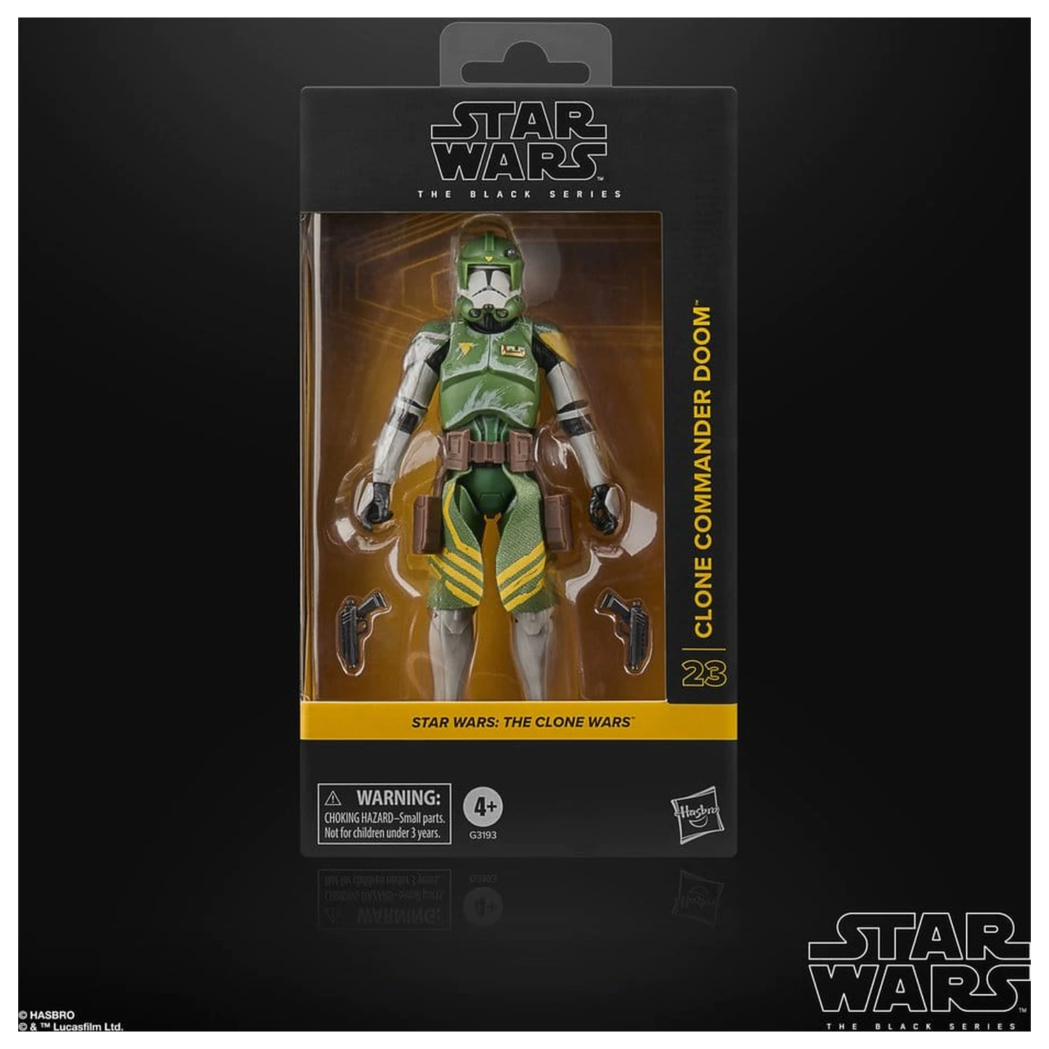 Star Wars: The Clone Wars Black Series akčná figúrka Clone Commander Doom 15 cm produktová fotografia