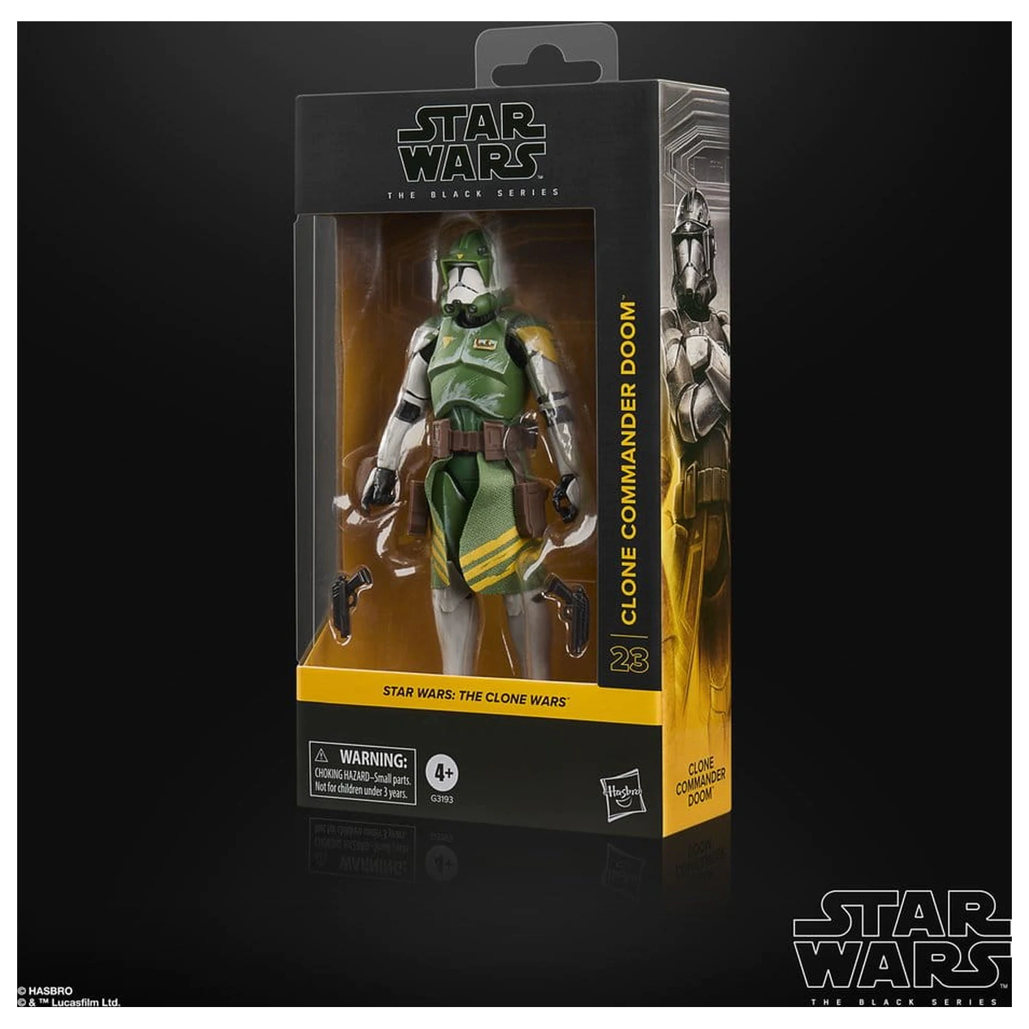 Star Wars: The Clone Wars Black Series akčná figúrka Clone Commander Doom 15 cm produktová fotografia