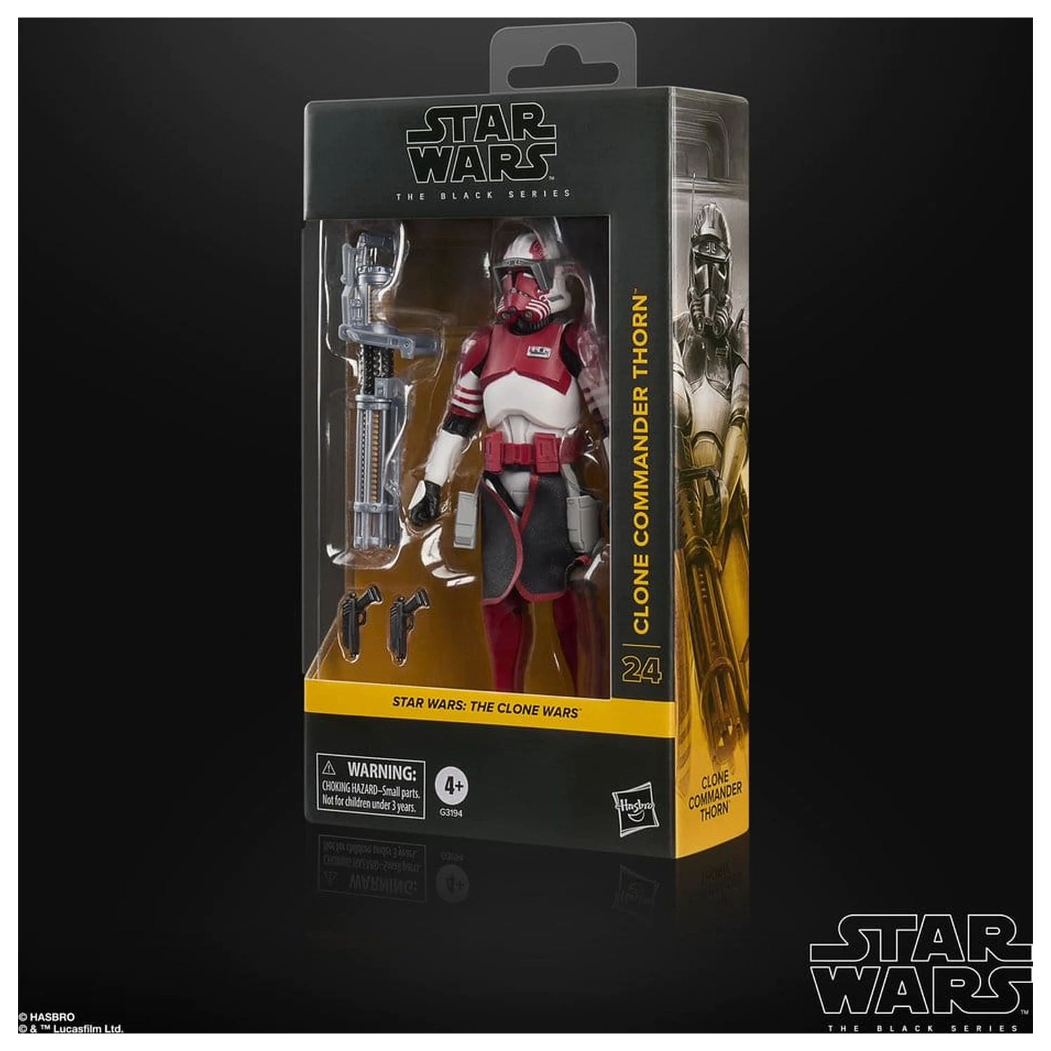 Star Wars: The Clone Wars Black Series akčná figúrka Clone Commander Thorn 15 cm produktová fotografia