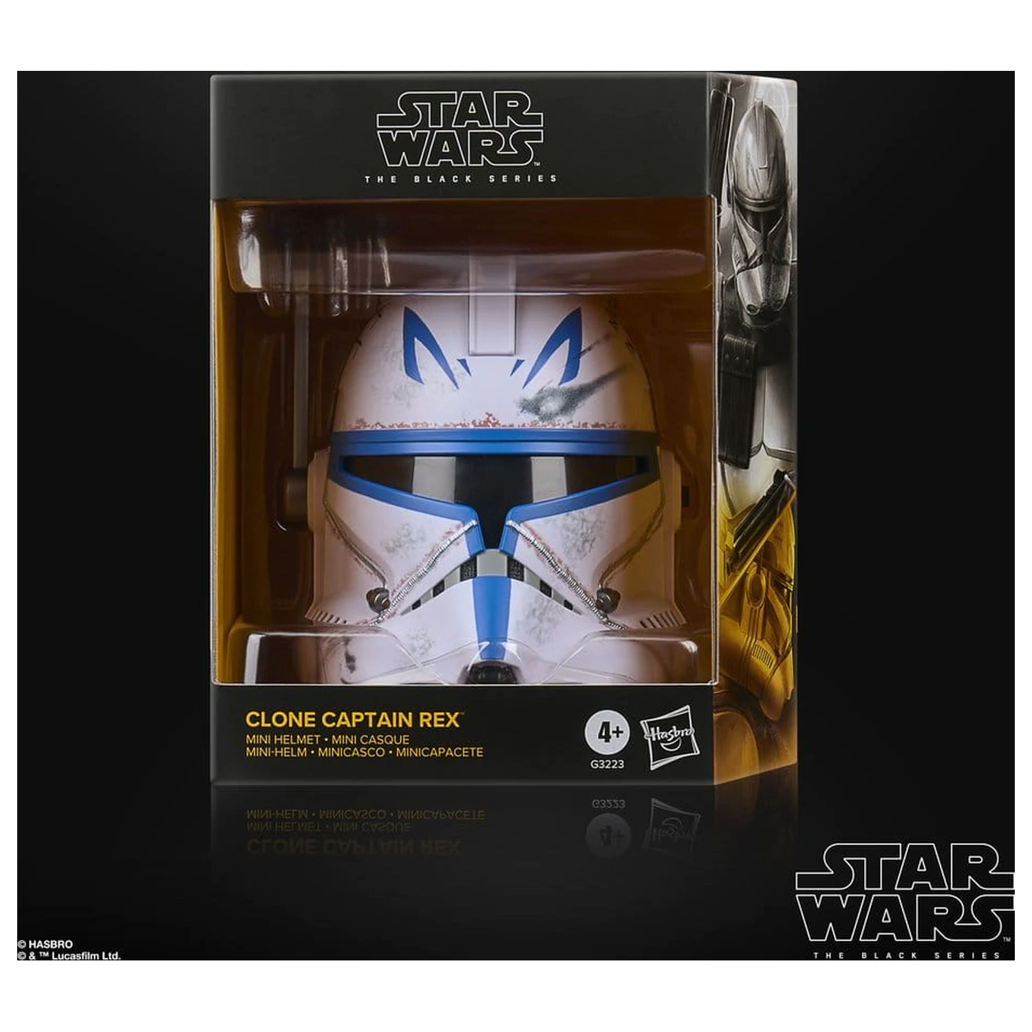 Star Wars: The Clone Wars Black Series mini prilba Clone Captain Rex 15 cm produktová fotografia
