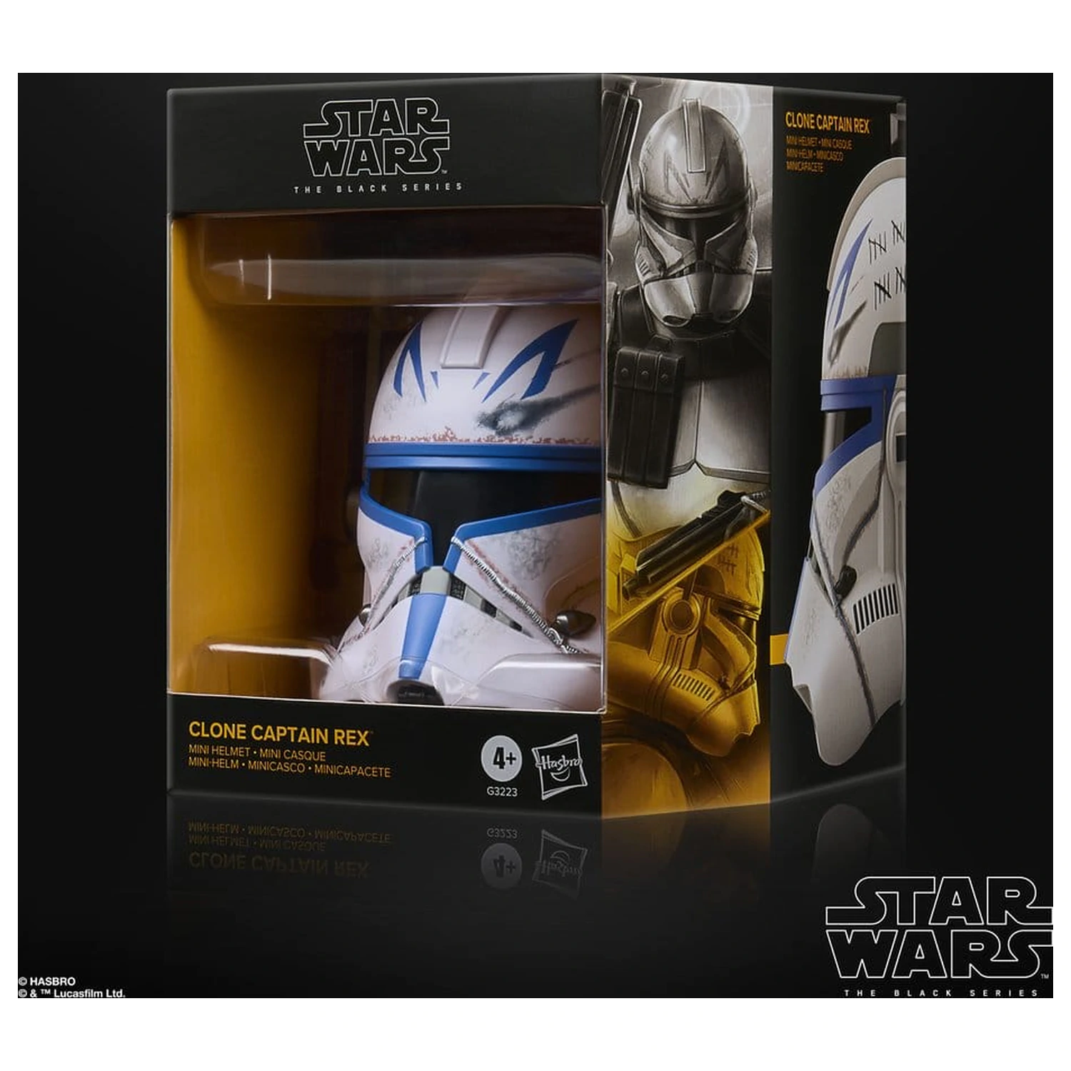 Star Wars: The Clone Wars Black Series mini prilba Clone Captain Rex 15 cm produktová fotografia