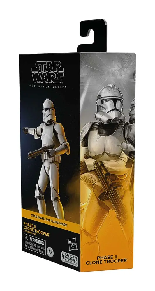 Star Wars: The Clone Wars Black Series Akčná figúrka Phase II Clone Trooper 15 cm produktová fotografia