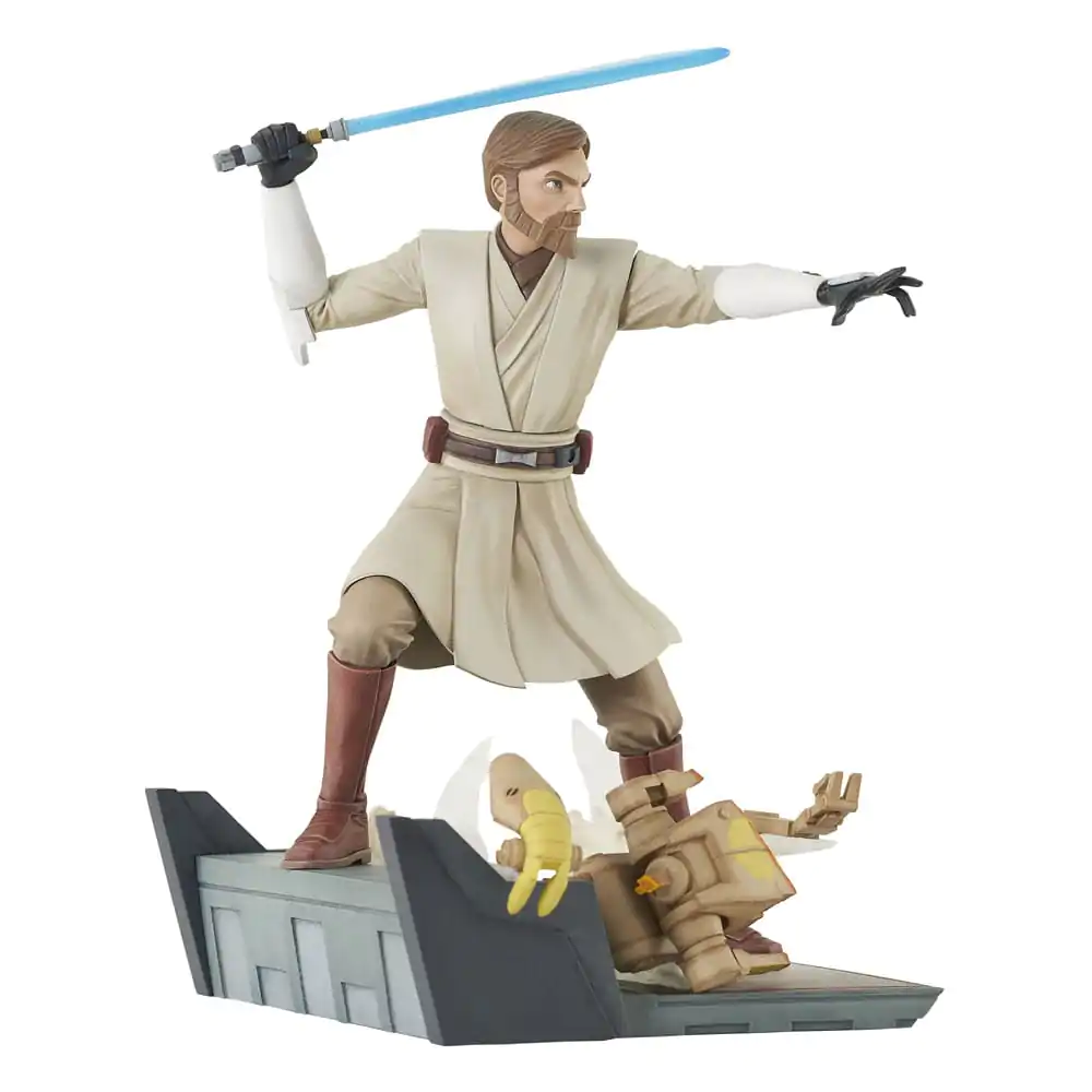 Star Wars: The Clone Wars Deluxe Gallery PVC Socha General Obi-Wan Kenobi 23 cm produktová fotografia