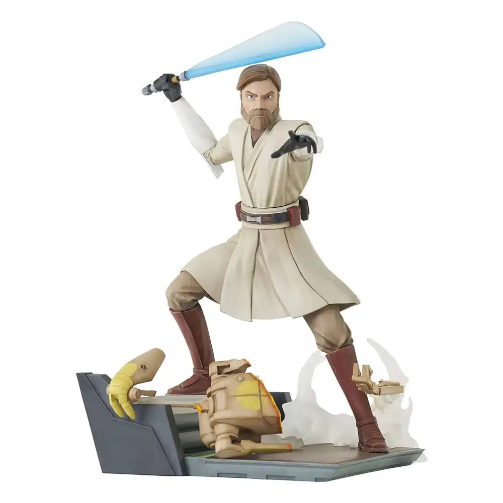 Star Wars: The Clone Wars Deluxe Gallery PVC Socha General Obi-Wan Kenobi 23 cm produktová fotografia