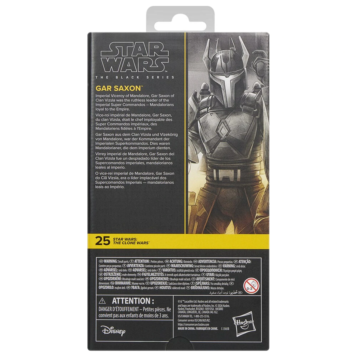 Star Wars The Clone Wars Gar Saxon figúrka 15cm produktová fotografia