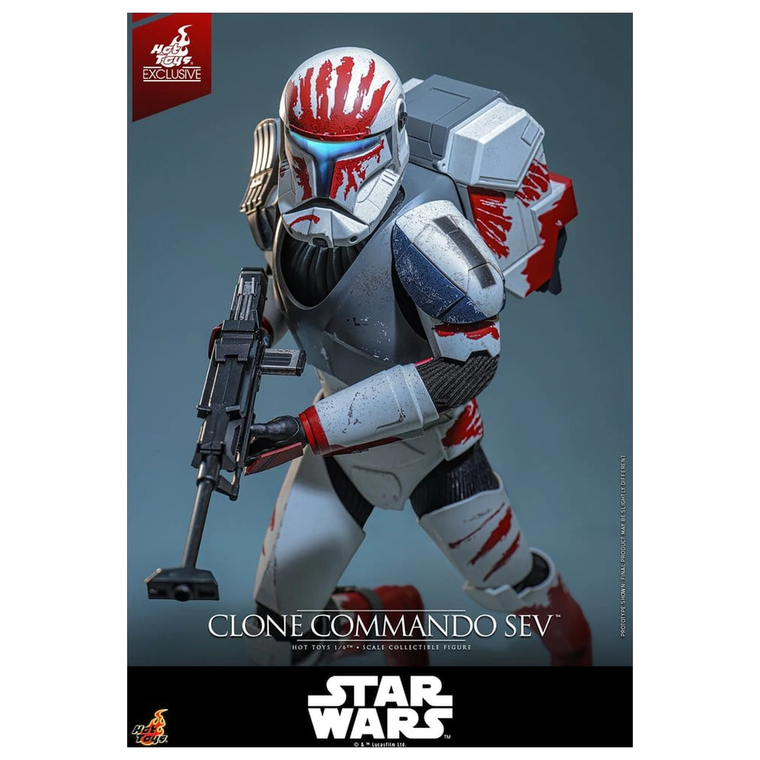 Star Wars: The Clone Wars Television Masterpiece akčná figúrka 1/6 Clone Commando Sev 30 cm produktová fotografia