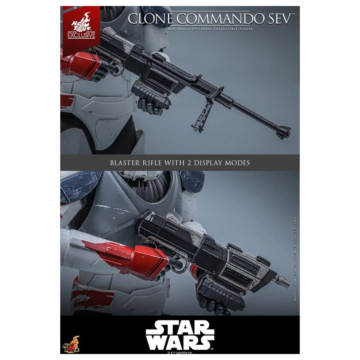 Star Wars: The Clone Wars Television Masterpiece akčná figúrka 1/6 Clone Commando Sev 30 cm produktová fotografia
