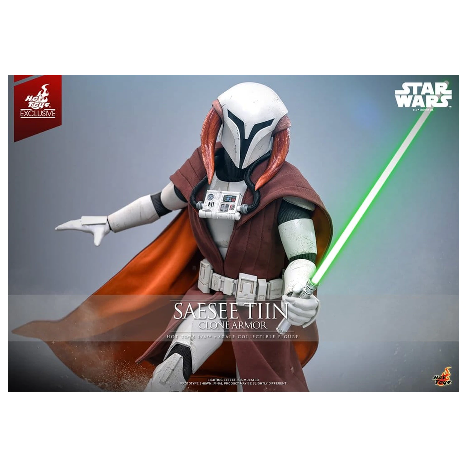 Star Wars: The Clone Wars Television Masterpiece Akčná figúrka 1/6 Saesee Tiin (Clone Armor) 32 cm produktová fotografia