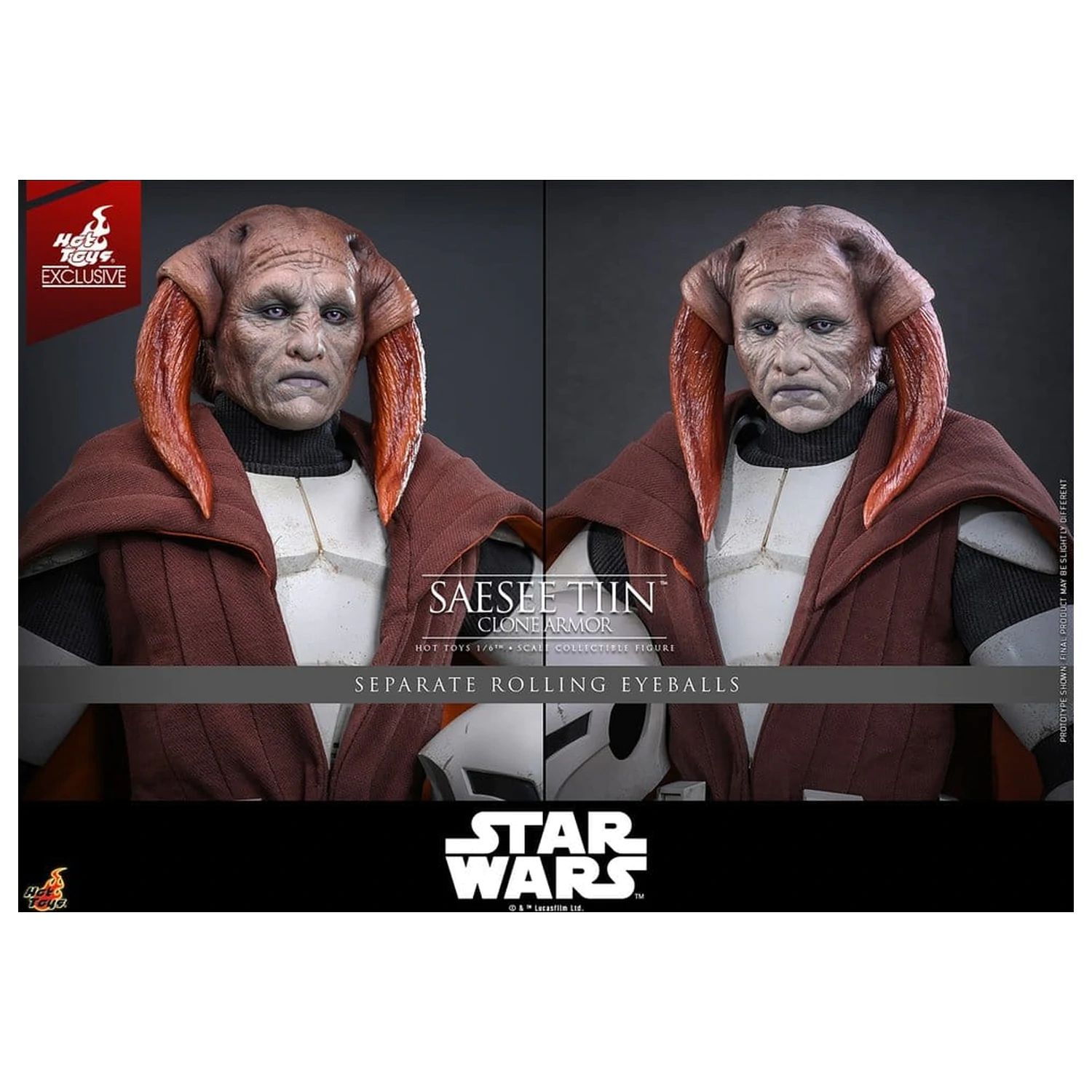 Star Wars: The Clone Wars Television Masterpiece Akčná figúrka 1/6 Saesee Tiin (Clone Armor) 32 cm produktová fotografia