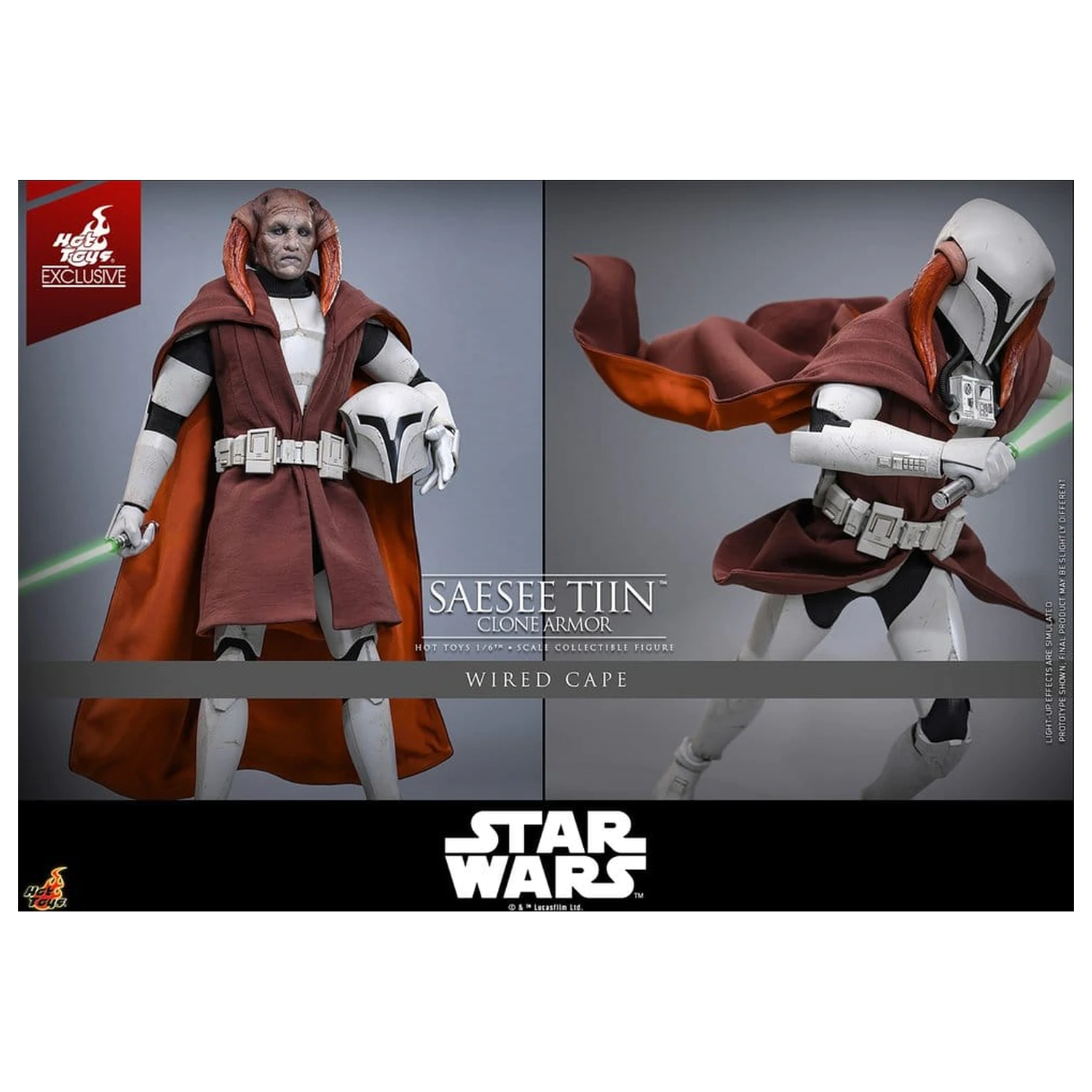Star Wars: The Clone Wars Television Masterpiece Akčná figúrka 1/6 Saesee Tiin (Clone Armor) 32 cm produktová fotografia