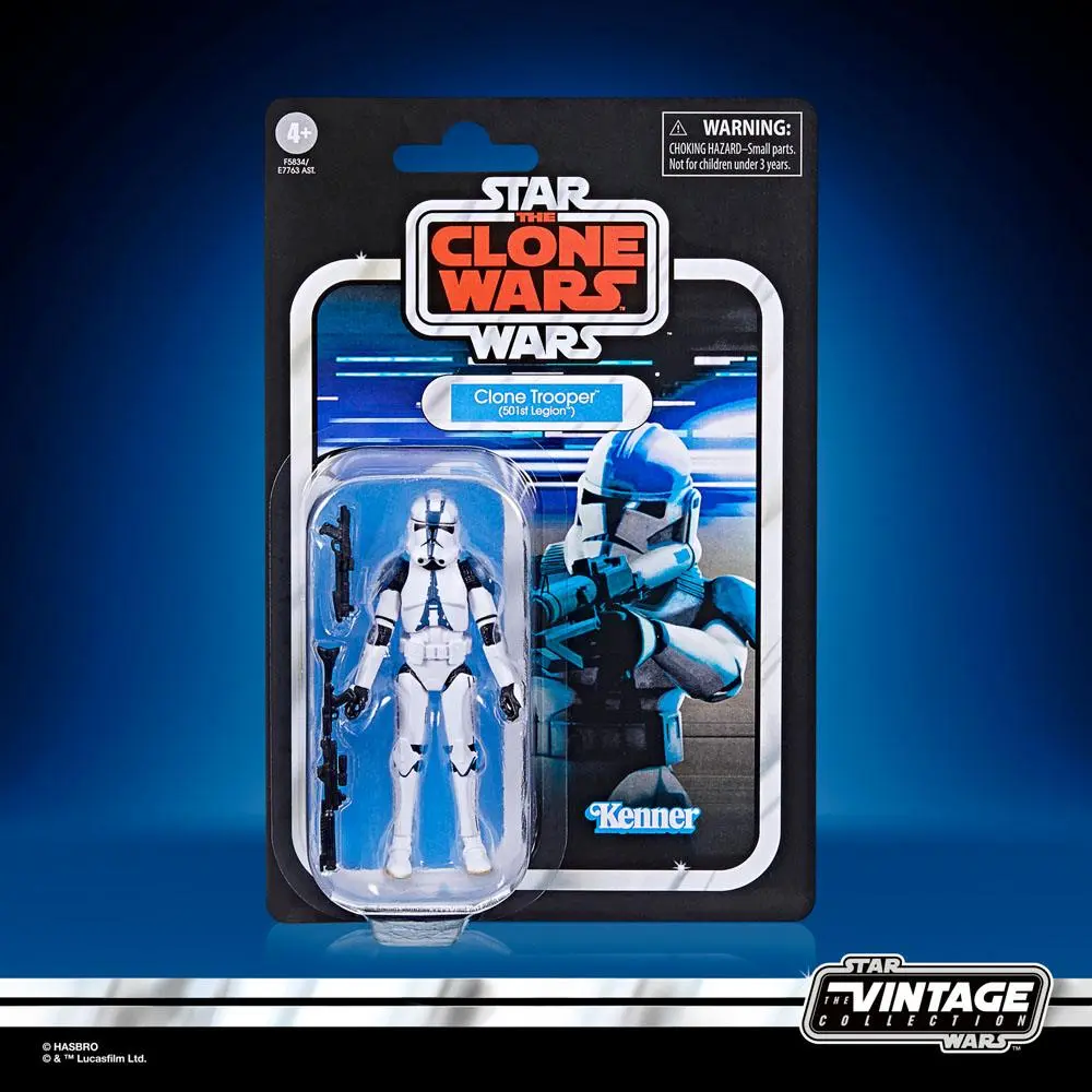 Star Wars: The Clone Wars Vintage Collection akčná figúrka 2022 Clone Trooper (501st Legion) 10 cm termékfotó