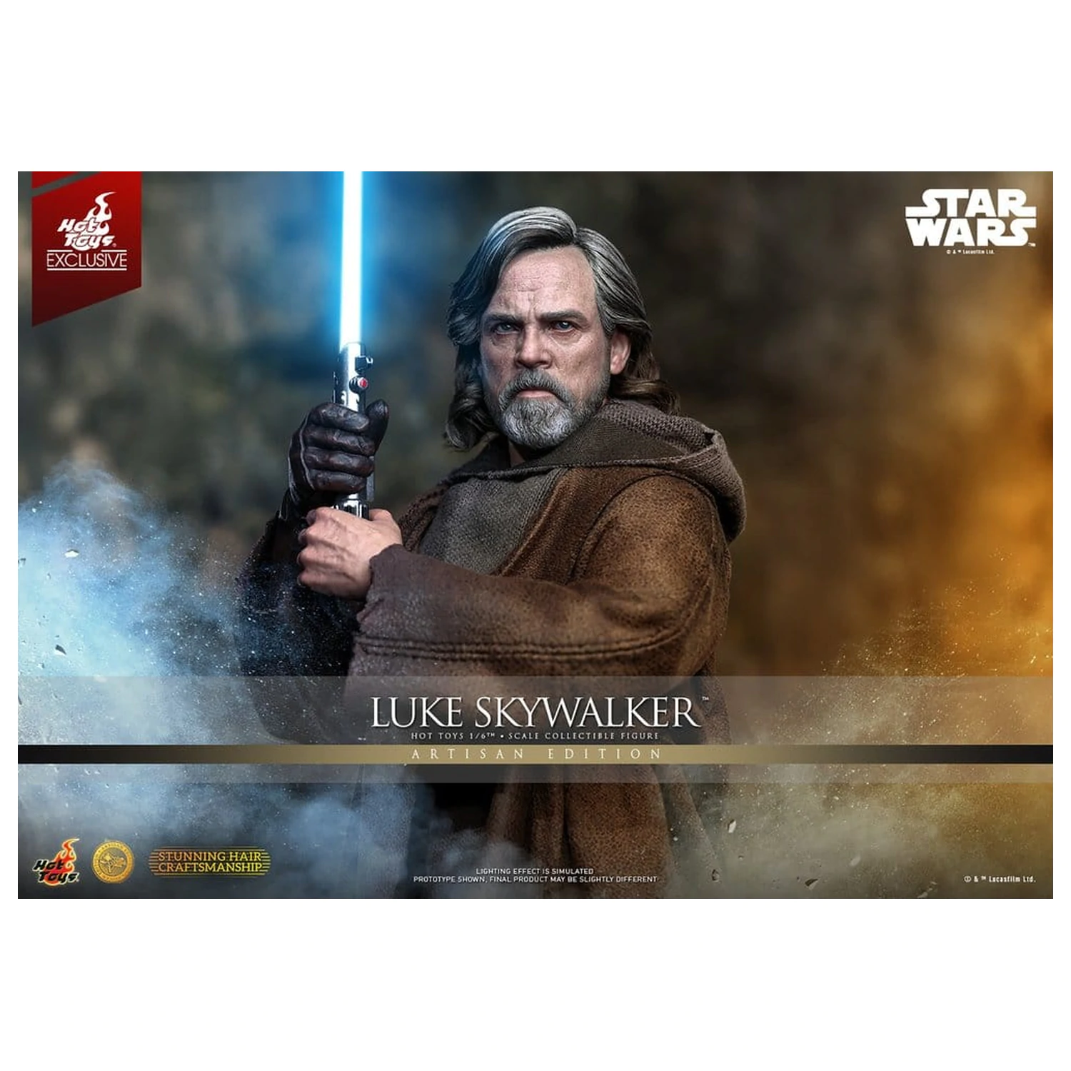 Star Wars: The Last Jedi Movie Masterpiece akčná figúrka 1/6 Luke Skywalker (Artisan Edition) 29 cm produktová fotografia