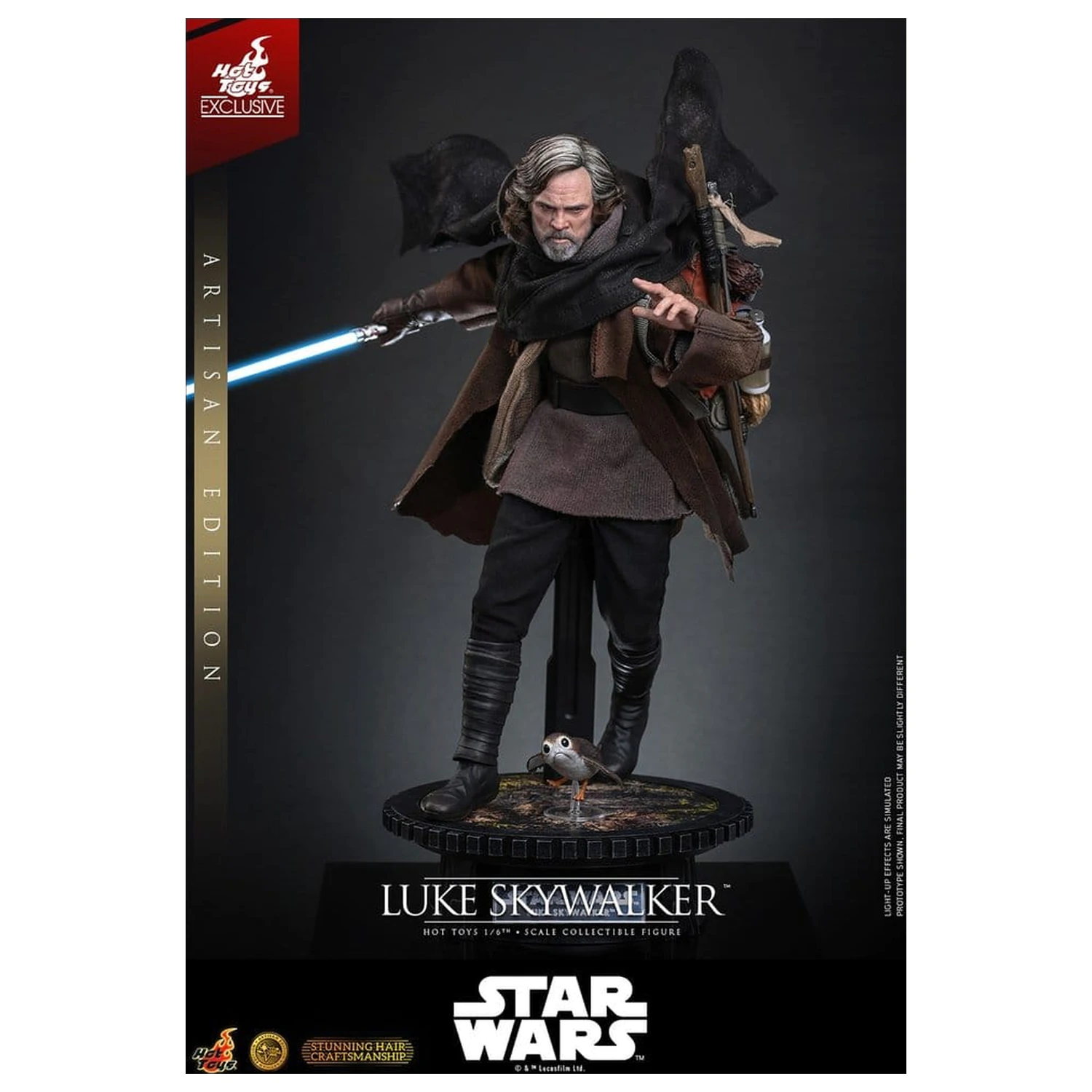 Star Wars: The Last Jedi Movie Masterpiece akčná figúrka 1/6 Luke Skywalker (Artisan Edition) 29 cm produktová fotografia