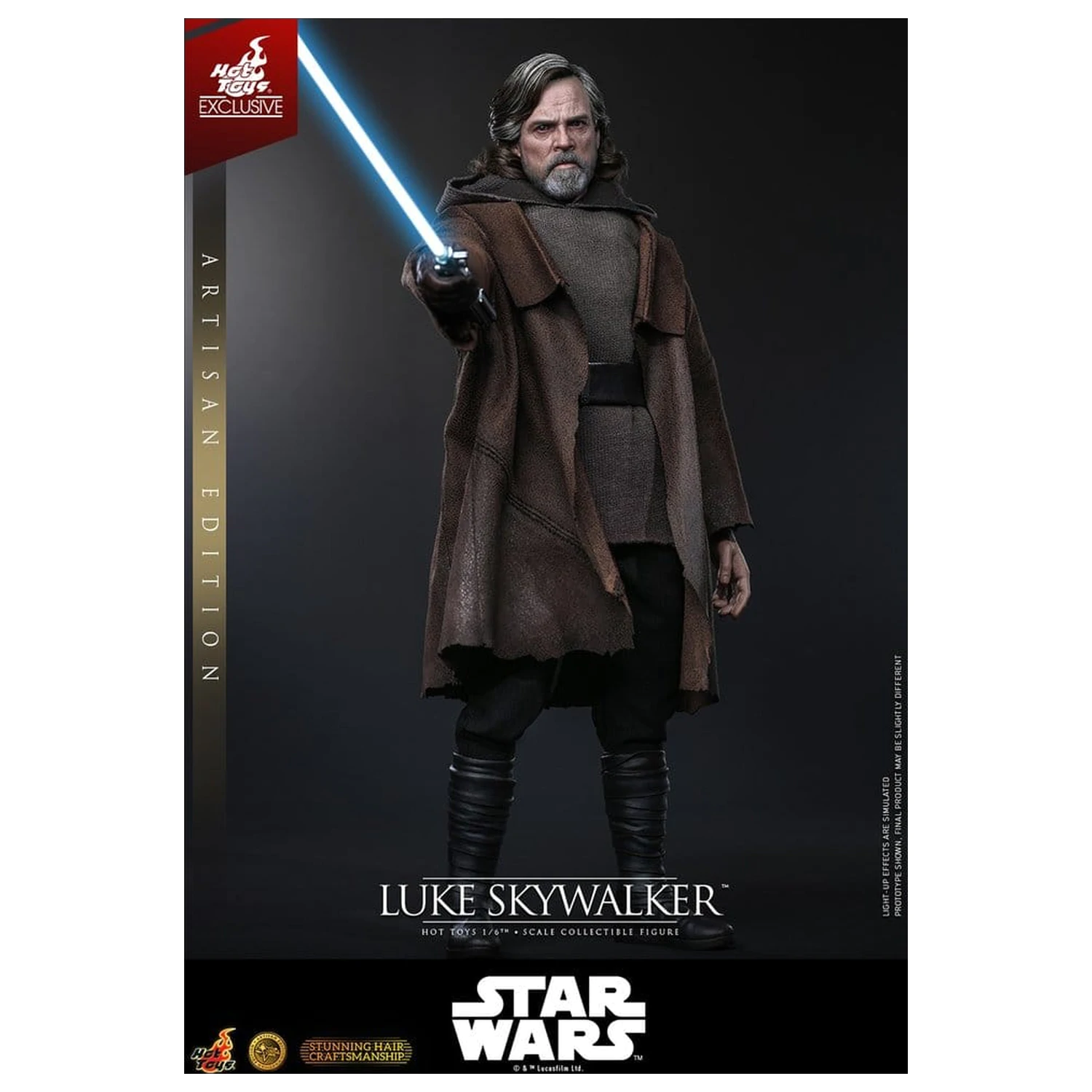 Star Wars: The Last Jedi Movie Masterpiece akčná figúrka 1/6 Luke Skywalker (Artisan Edition) 29 cm produktová fotografia