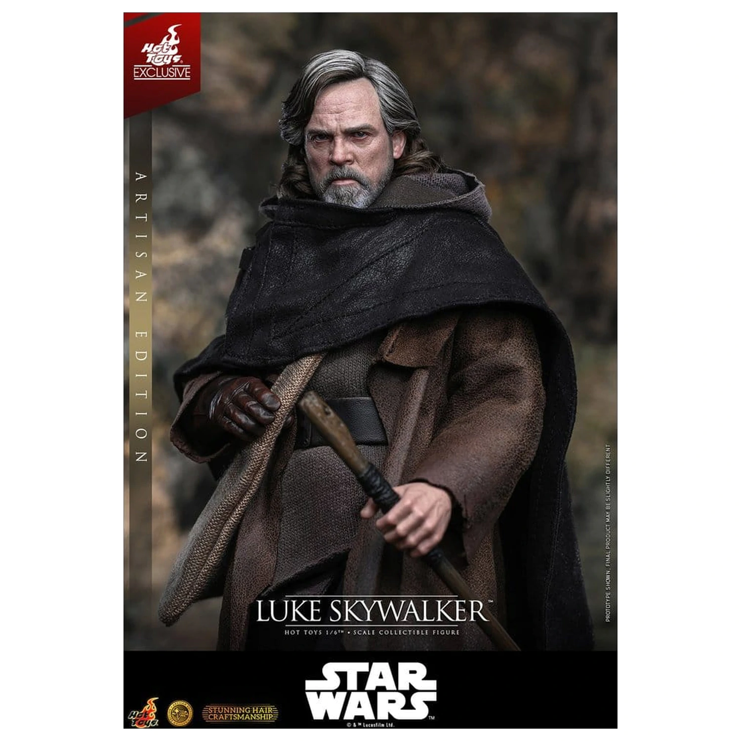 Star Wars: The Last Jedi Movie Masterpiece akčná figúrka 1/6 Luke Skywalker (Artisan Edition) 29 cm produktová fotografia
