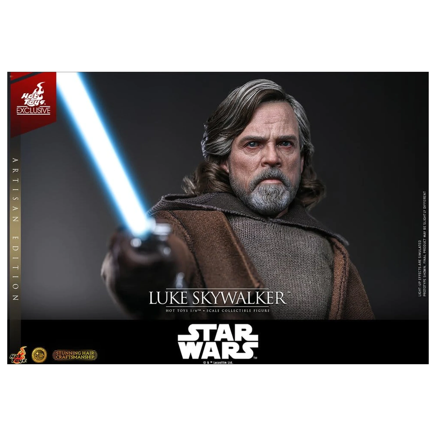 Star Wars: The Last Jedi Movie Masterpiece akčná figúrka 1/6 Luke Skywalker (Artisan Edition) 29 cm produktová fotografia