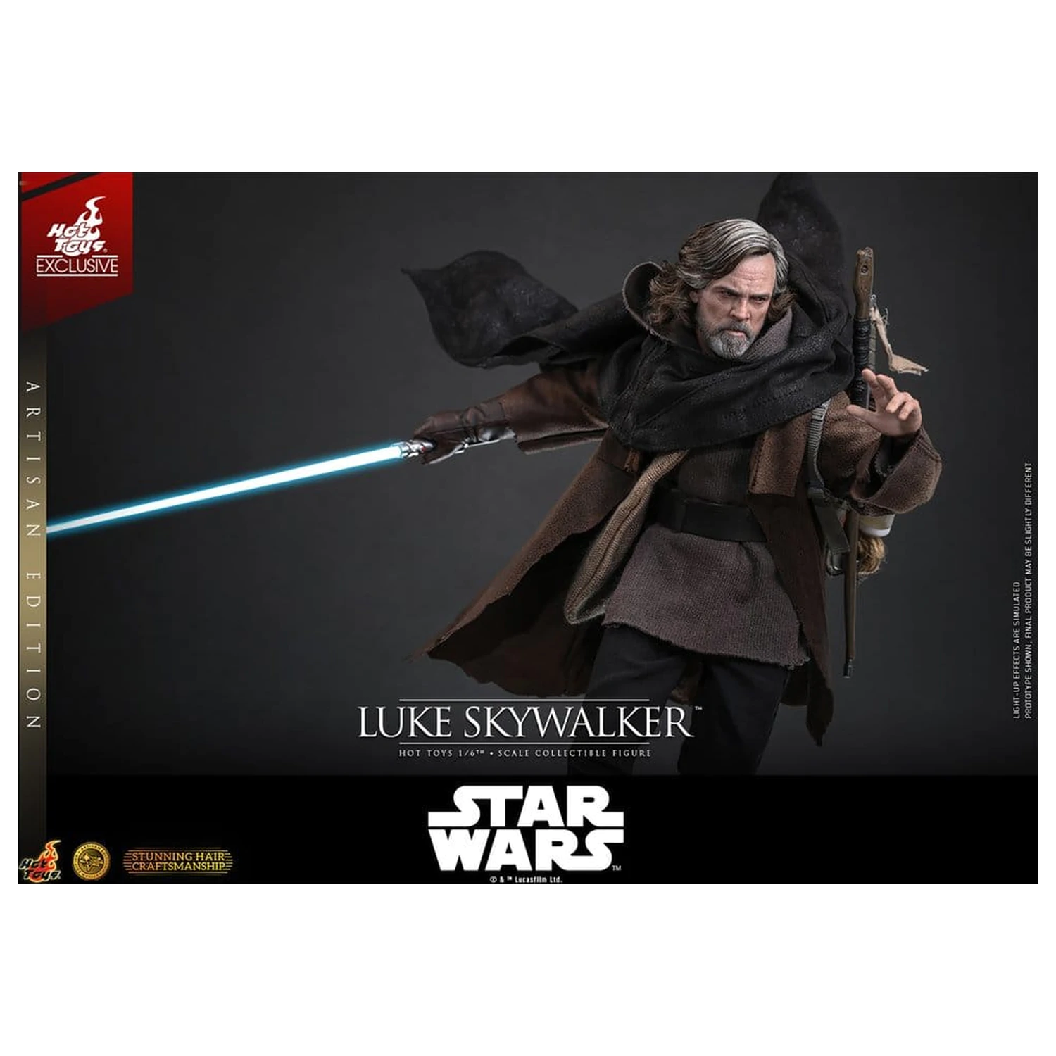 Star Wars: The Last Jedi Movie Masterpiece akčná figúrka 1/6 Luke Skywalker (Artisan Edition) 29 cm produktová fotografia