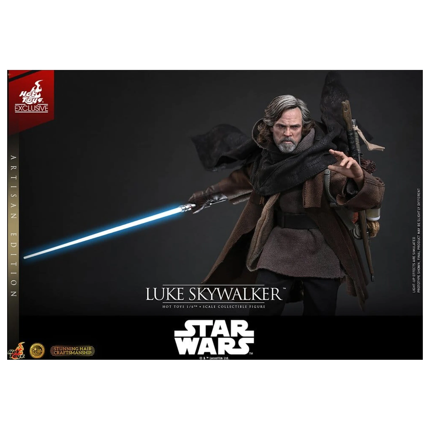 Star Wars: The Last Jedi Movie Masterpiece akčná figúrka 1/6 Luke Skywalker (Artisan Edition) 29 cm produktová fotografia