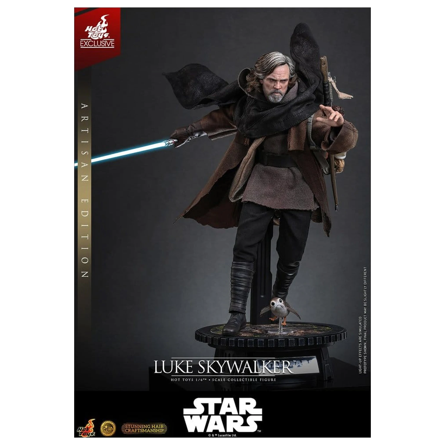 Star Wars: The Last Jedi Movie Masterpiece akčná figúrka 1/6 Luke Skywalker (Artisan Edition) 29 cm produktová fotografia