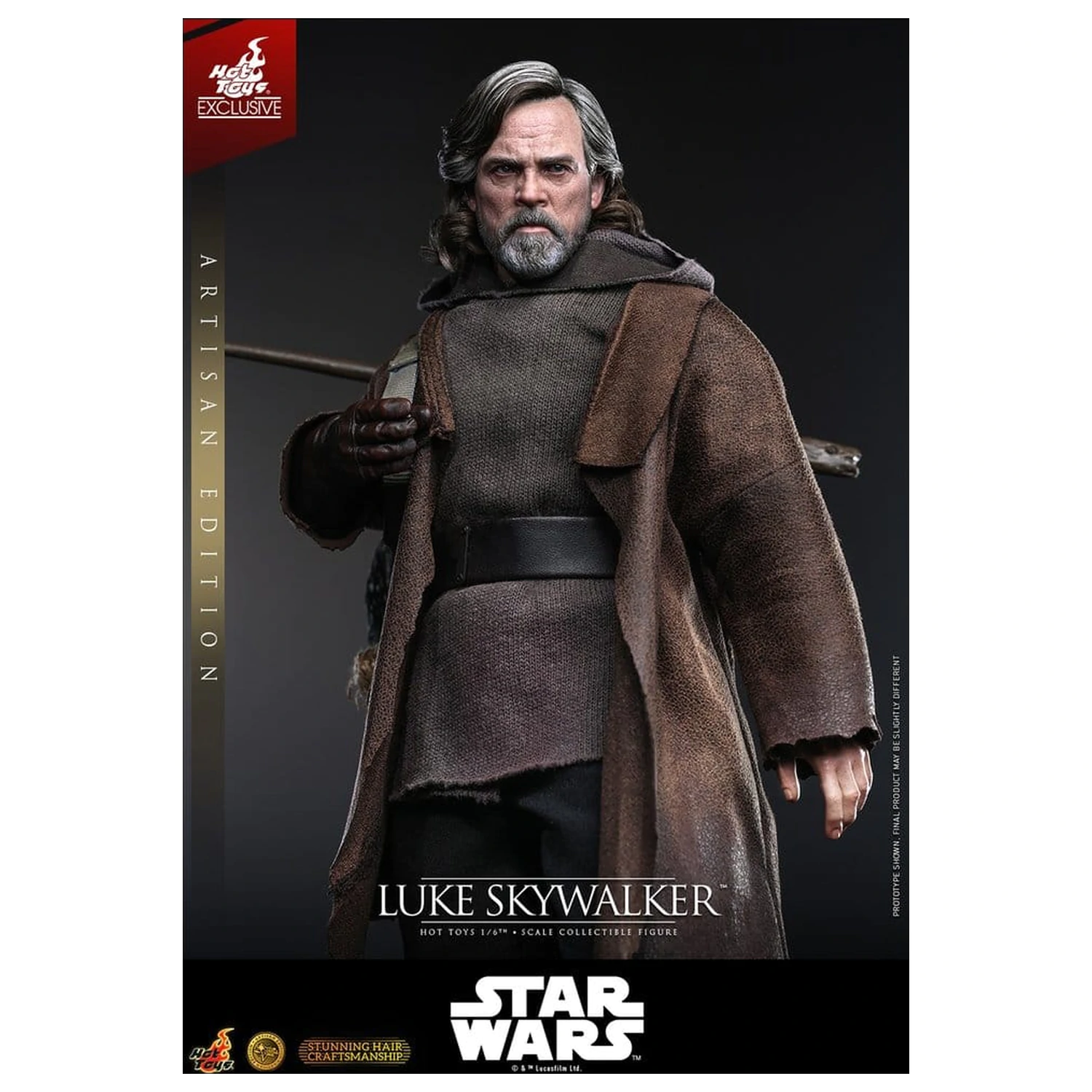 Star Wars: The Last Jedi Movie Masterpiece akčná figúrka 1/6 Luke Skywalker (Artisan Edition) 29 cm produktová fotografia