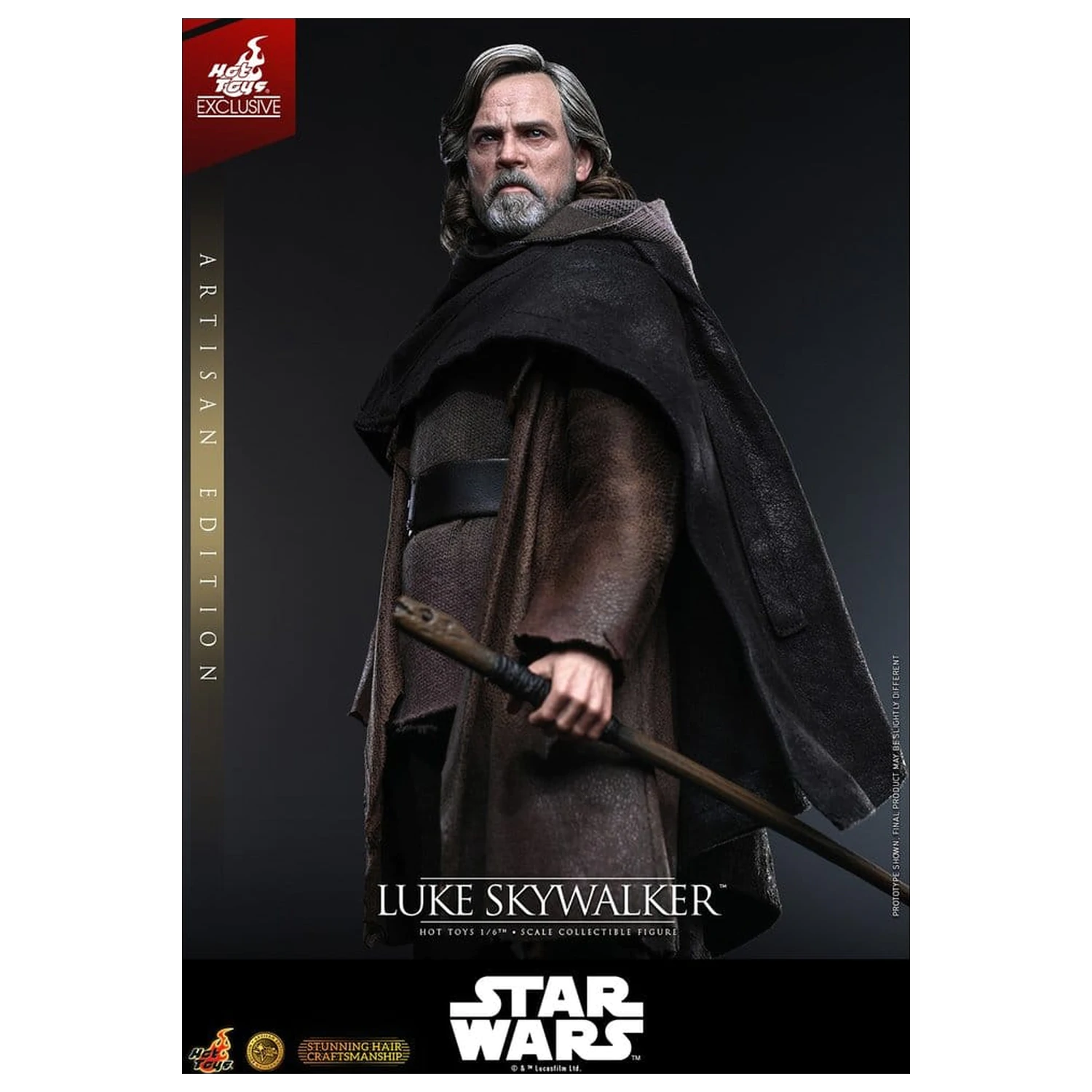 Star Wars: The Last Jedi Movie Masterpiece akčná figúrka 1/6 Luke Skywalker (Artisan Edition) 29 cm produktová fotografia