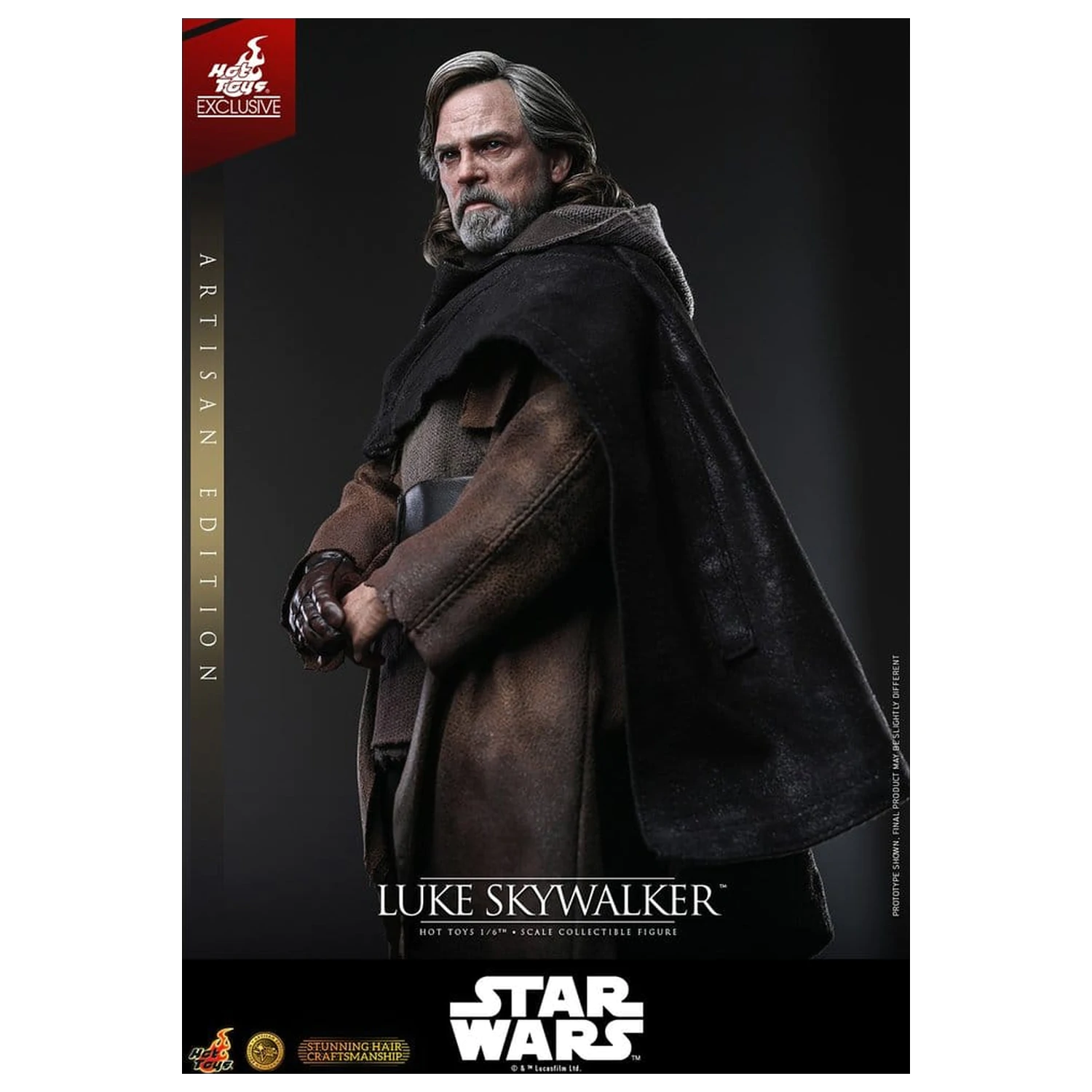 Star Wars: The Last Jedi Movie Masterpiece akčná figúrka 1/6 Luke Skywalker (Artisan Edition) 29 cm produktová fotografia