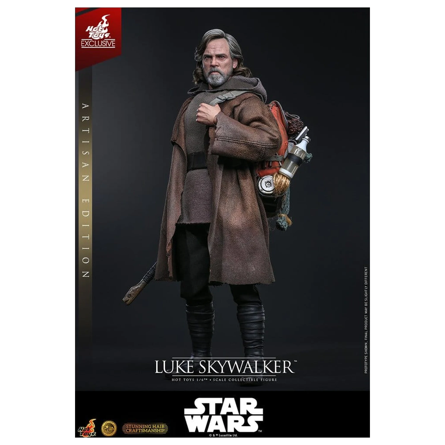 Star Wars: The Last Jedi Movie Masterpiece akčná figúrka 1/6 Luke Skywalker (Artisan Edition) 29 cm produktová fotografia
