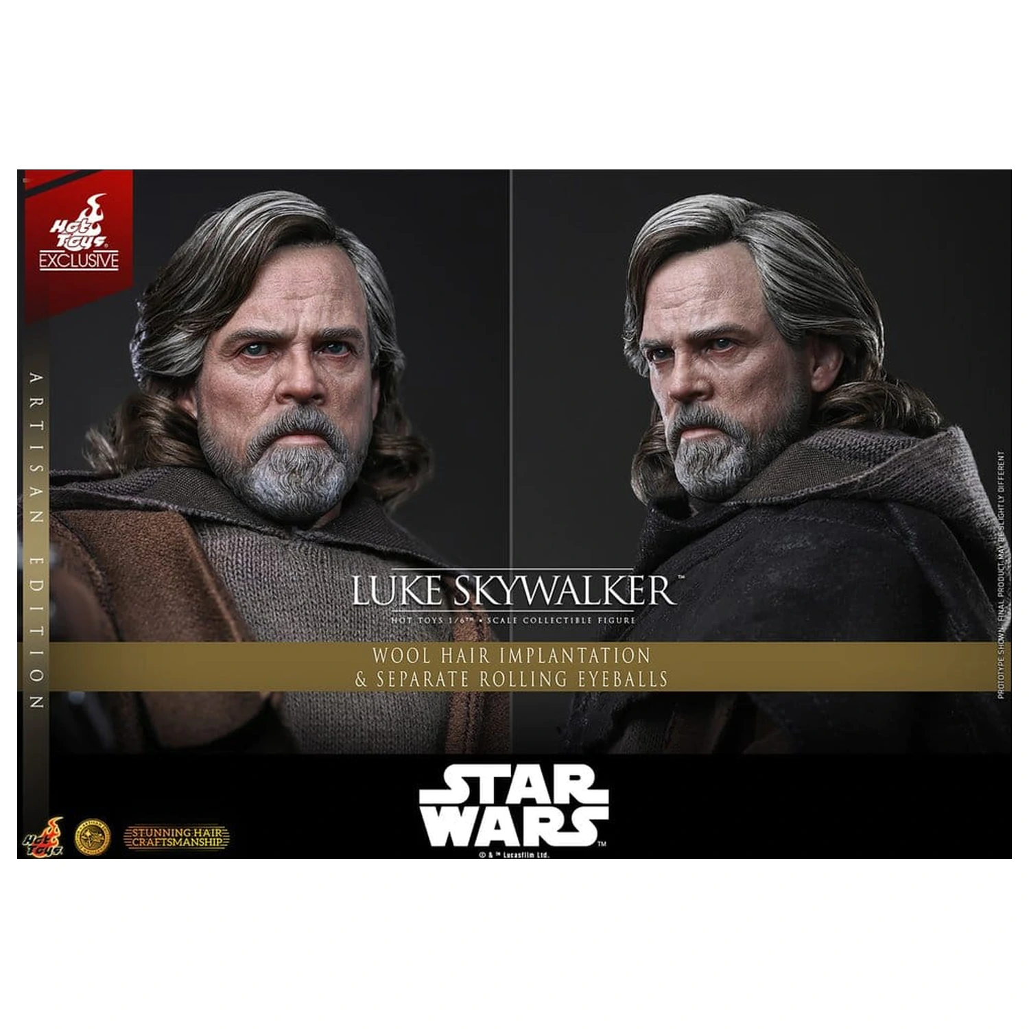 Star Wars: The Last Jedi Movie Masterpiece akčná figúrka 1/6 Luke Skywalker (Artisan Edition) 29 cm produktová fotografia
