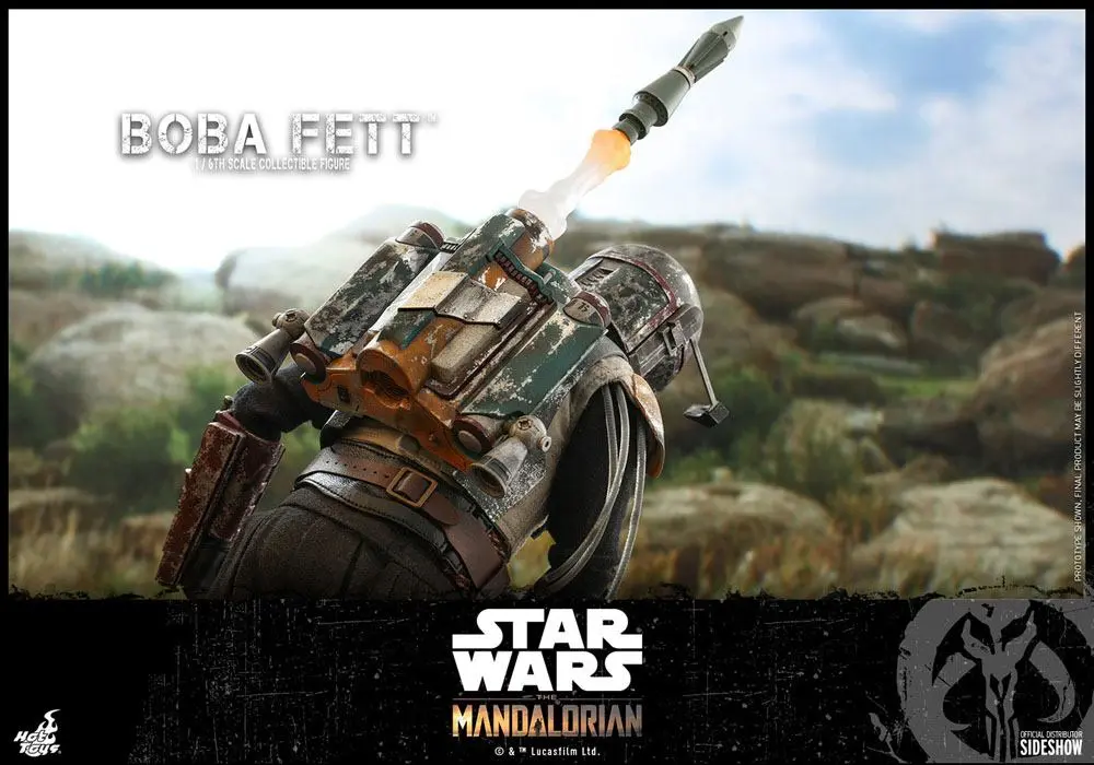 Star Wars The Mandalorian akčná figúrka 1/6 Boba Fett 30 cm termékfotó