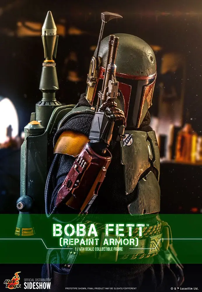 Star Wars The Mandalorian Action Figure 1/6 Boba Fett (Repaint Armor) 30 cm termékfotó