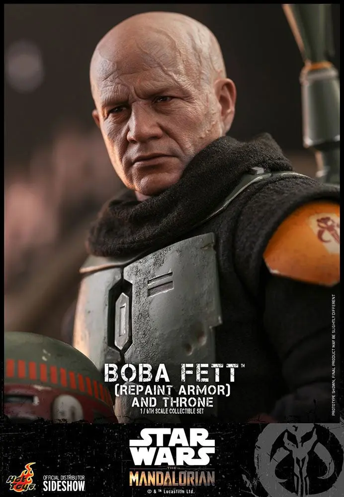 Star Wars The Mandalorian akčná figúrka 1/6 Boba Fett (Repaint Armor) a Throne 30 cm produktová fotografia