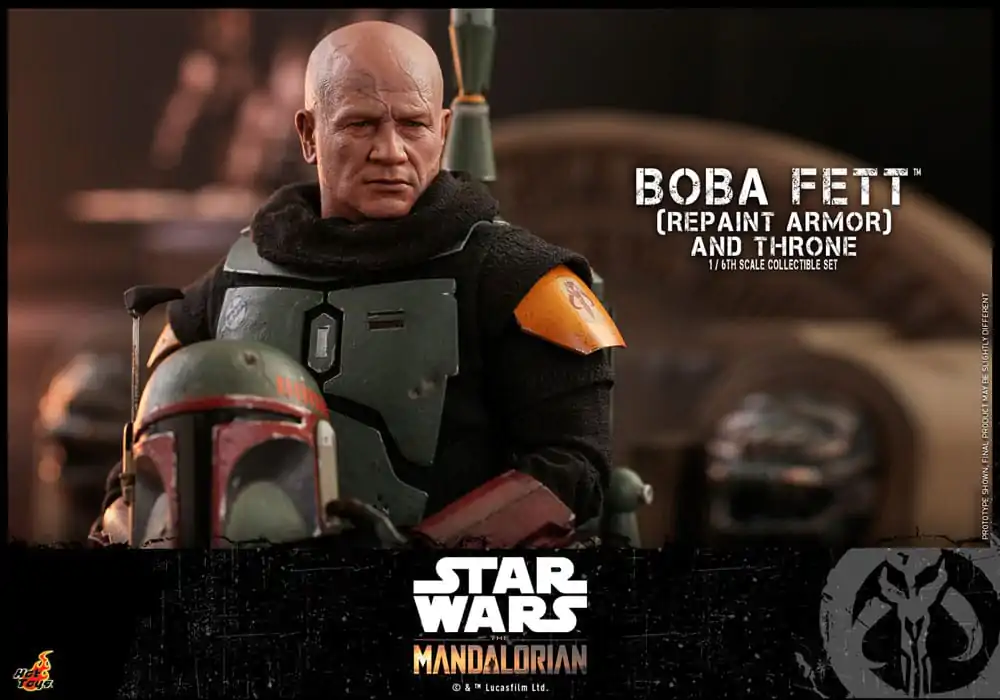 Star Wars: The Mandalorian Akčná figúrka 1/6 Boba Fett Repaint Armor and Throne Special Edition 30 cm produktová fotografia