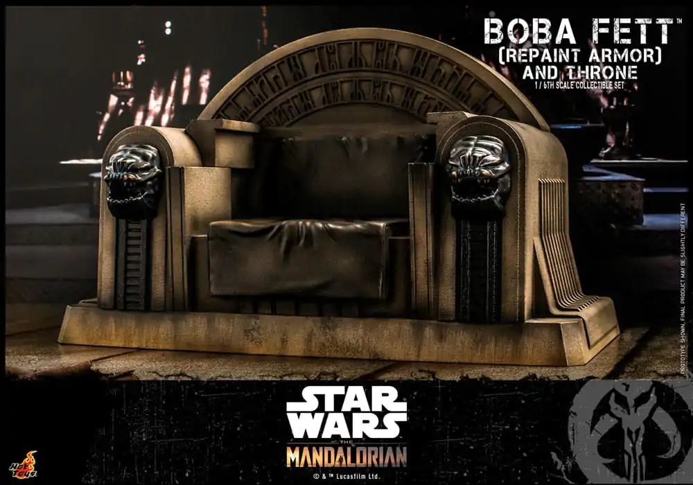 Star Wars: The Mandalorian Akčná figúrka 1/6 Boba Fett Repaint Armor and Throne Special Edition 30 cm produktová fotografia