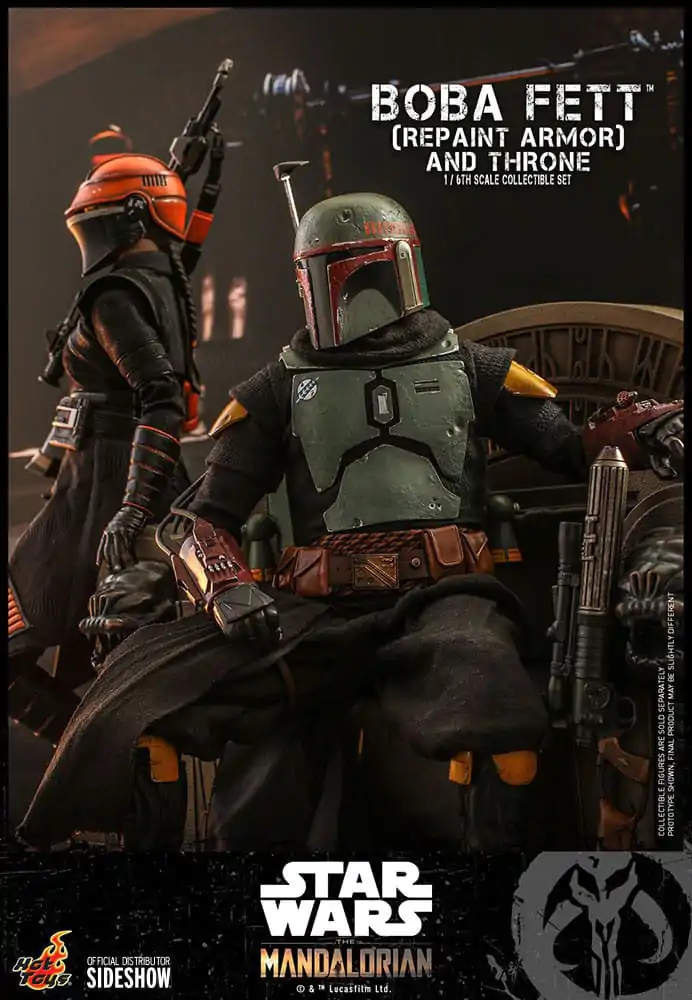 Star Wars: The Mandalorian Akčná figúrka 1/6 Boba Fett Repaint Armor and Throne Special Edition 30 cm produktová fotografia