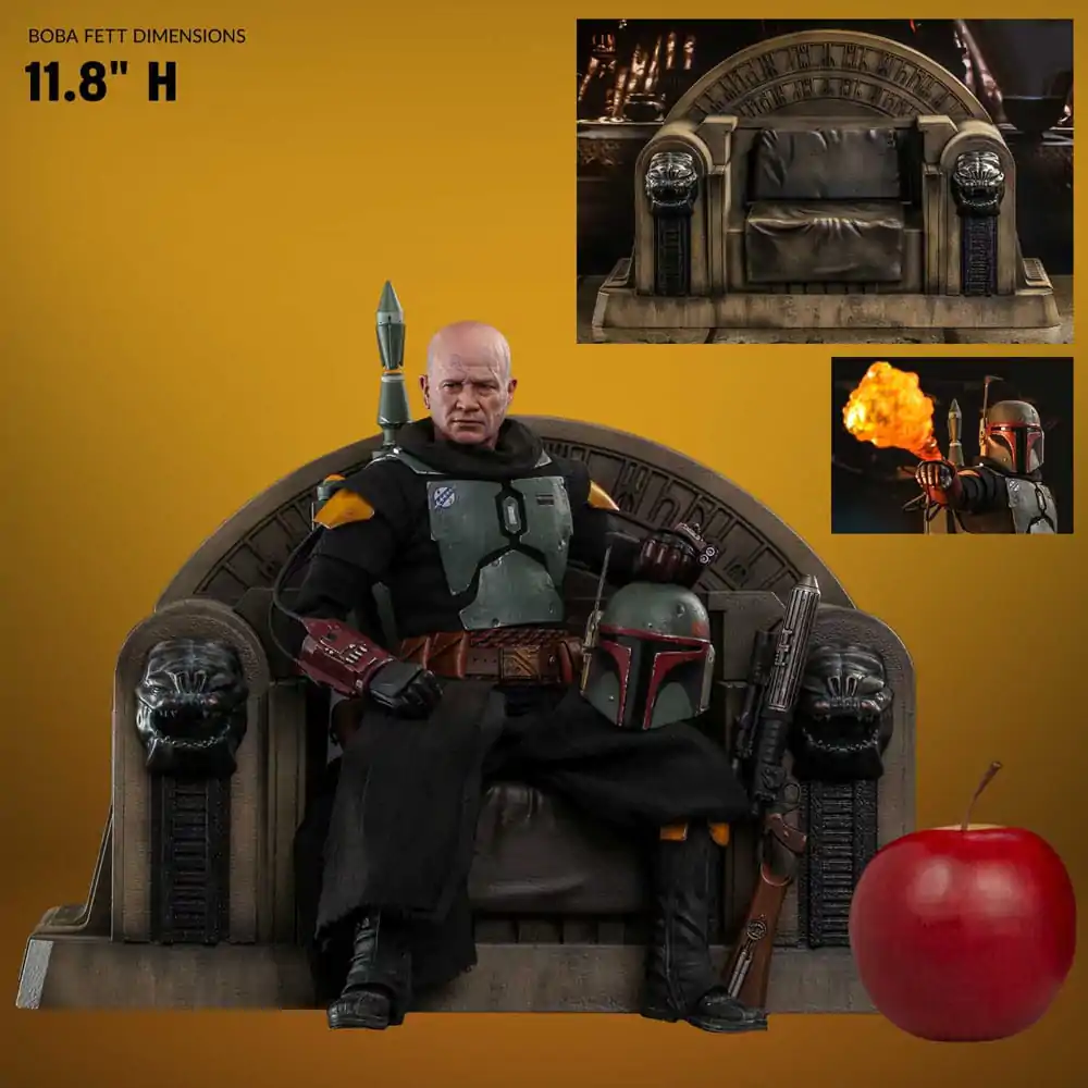 Star Wars: The Mandalorian Akčná figúrka 1/6 Boba Fett Repaint Armor and Throne Special Edition 30 cm produktová fotografia