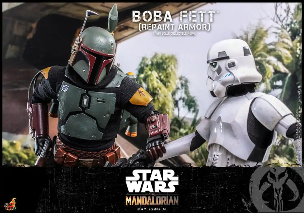 Star Wars: The Mandalorian Akčná figúrka 1/6 Boba Fett Repaint Armor Special Edition 30 cm produktová fotografia