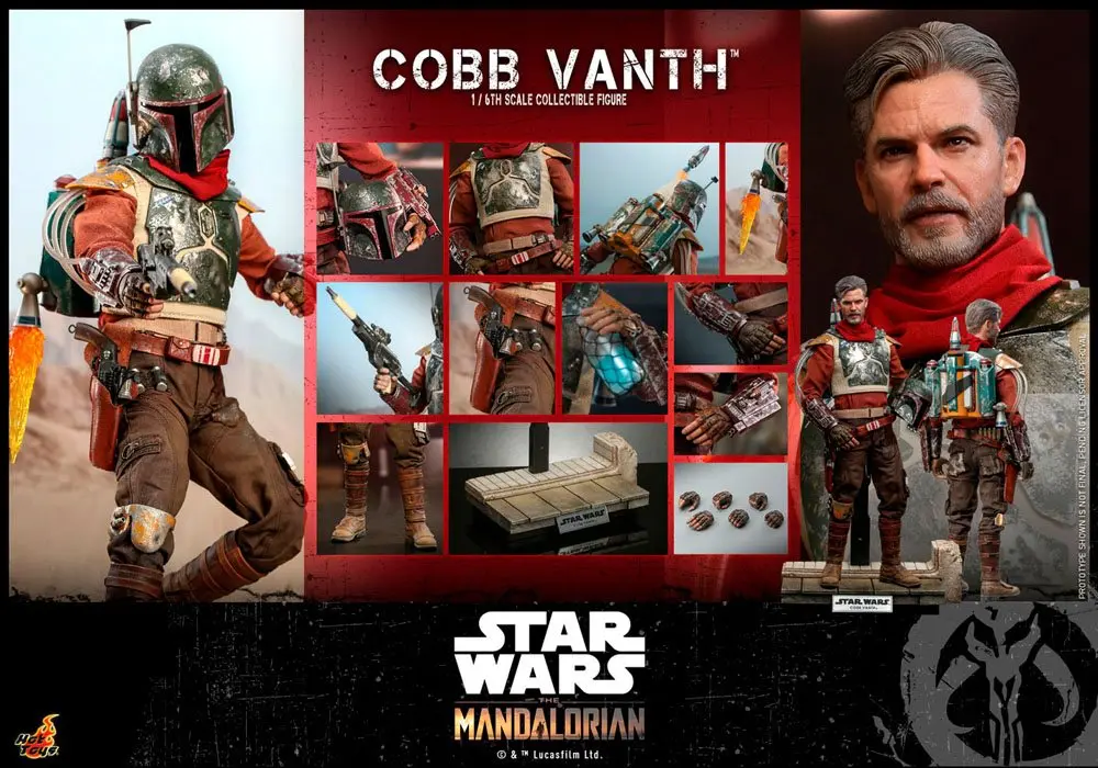 Star Wars The Mandalorian Akčná figúrka 1/6 Cobb Vanth 31 cm termékfotó