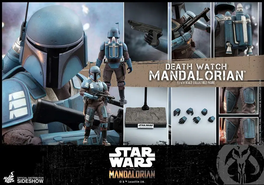 Star Wars The Mandalorian Akčná figúrka 1/6 Death Watch Mandalorian 30 cm produktová fotografia