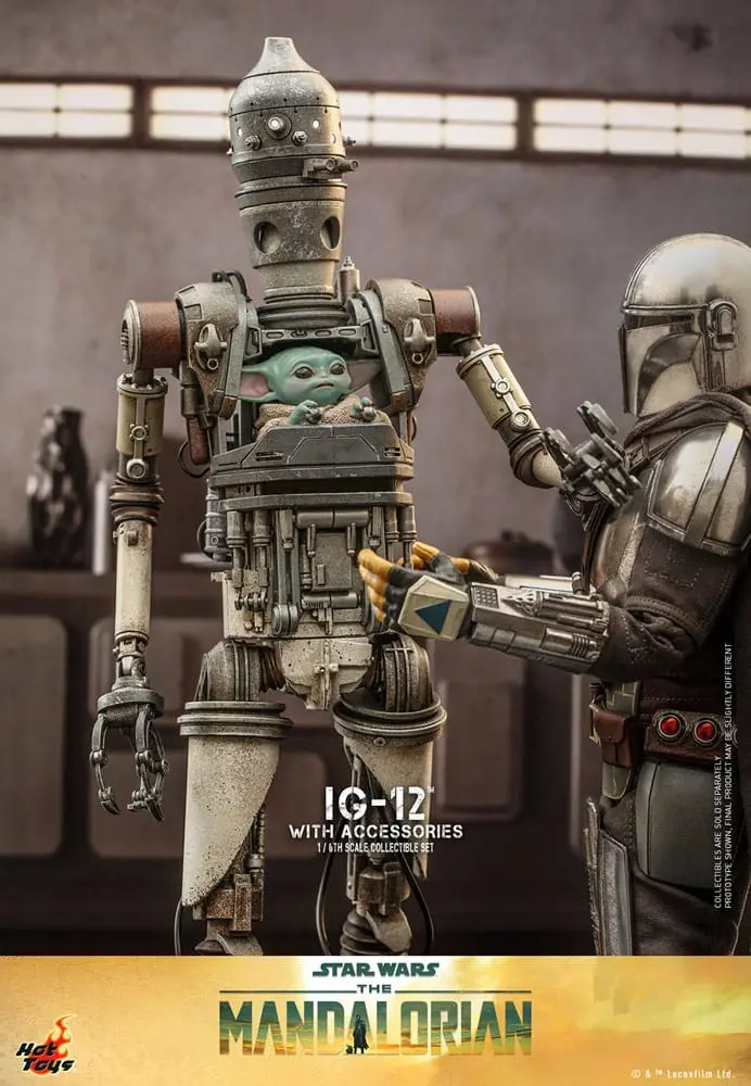 Star Wars: The Mandalorian Akčná figúrka 1/6 IG-12 s príslušenstvom 36 cm termékfotó