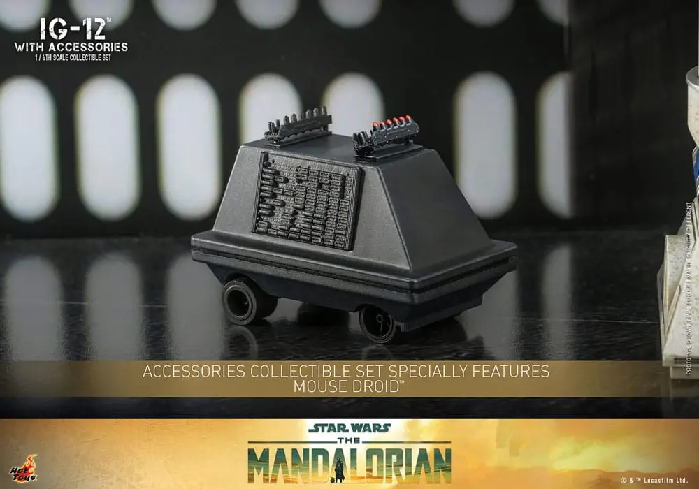 Star Wars: The Mandalorian Akčná figúrka 1/6 IG-12 s príslušenstvom 36 cm termékfotó