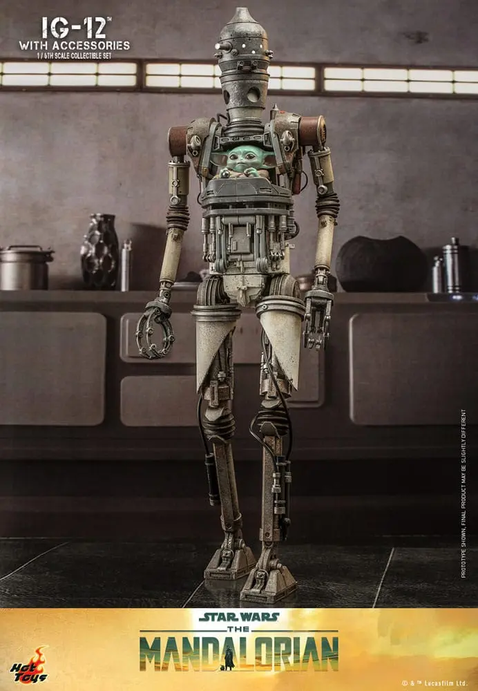 Star Wars: The Mandalorian Akčná figúrka 1/6 IG-12 s príslušenstvom 36 cm termékfotó